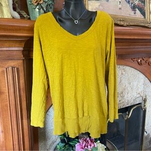 Andrea Jovine V-Neck Tunic Tee XL